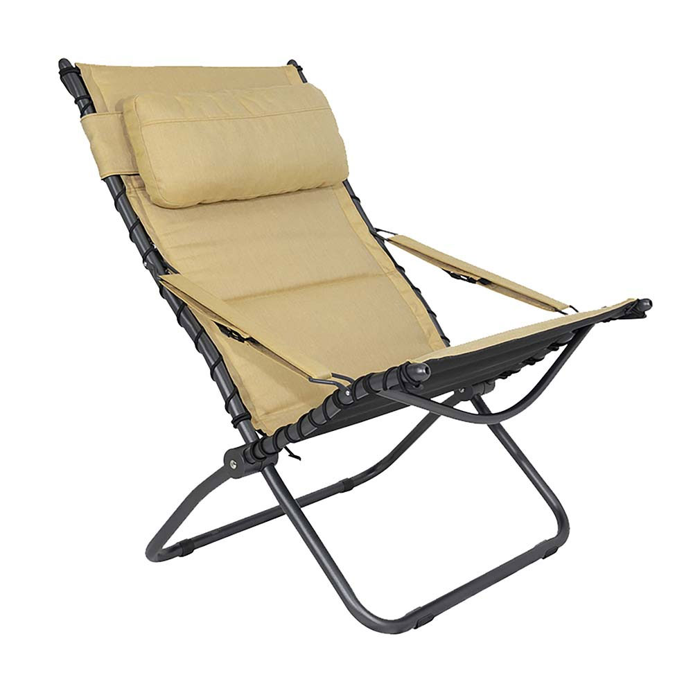 Crespo Ap Tex Comfort Liggestol - Gul til Campingbrug