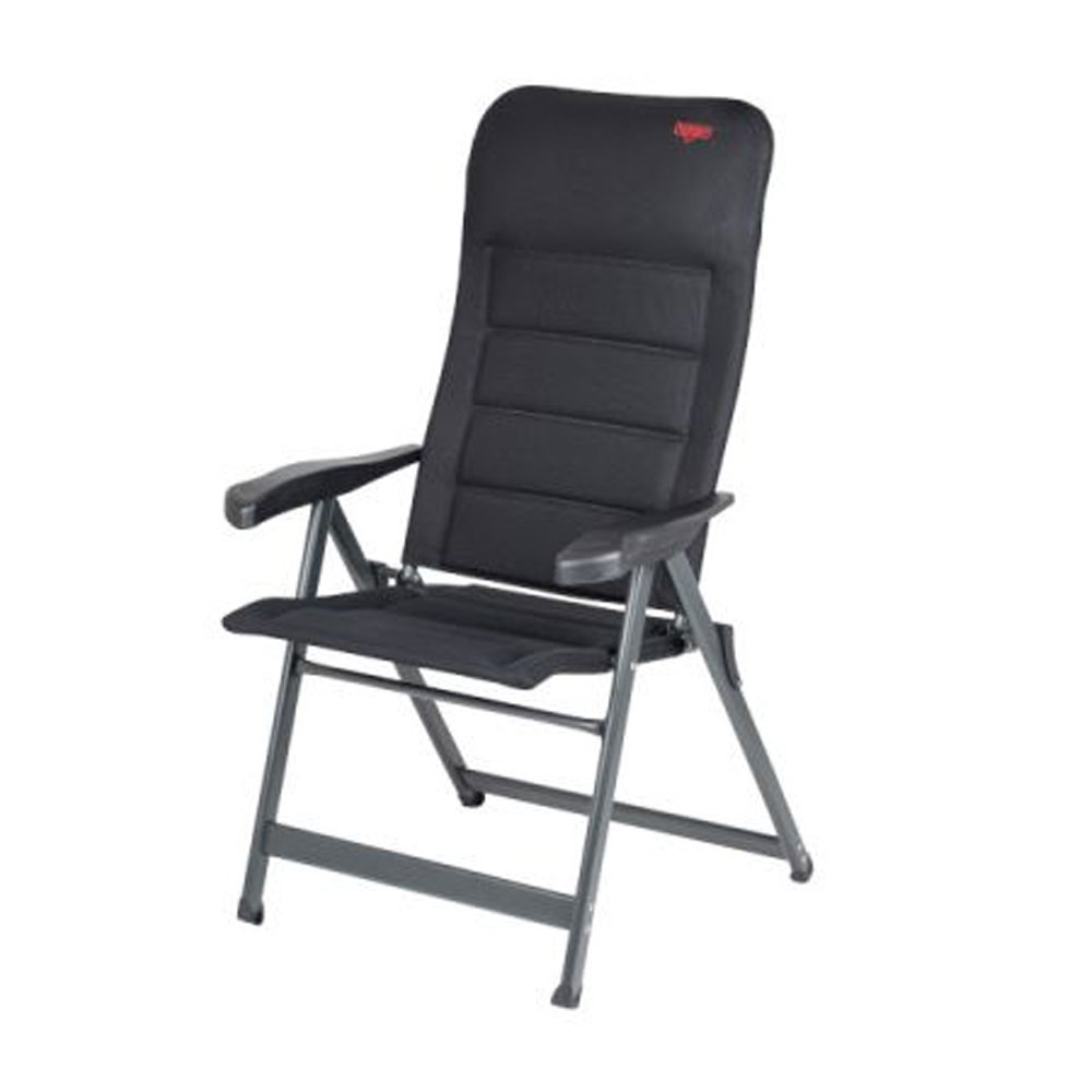 Crespo Air Deluxe Positionsstol - Sort Campingstol