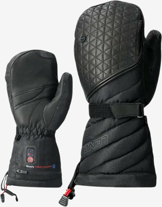 Lenz Heat Luffer med Finger Cap til Damer - Sort