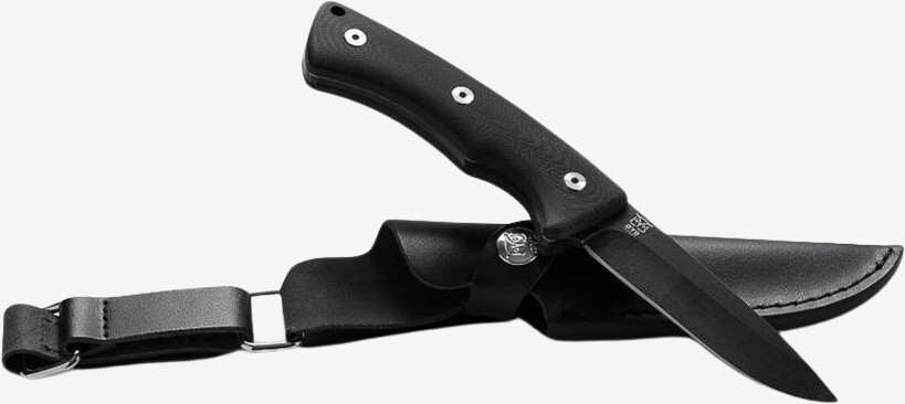 Robust Falketind kniv med skede fra Øyo til jagtudstyr