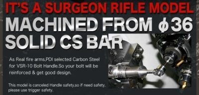 Surgeon Håndtag CS til VSR-10 - Hurtig Levering!