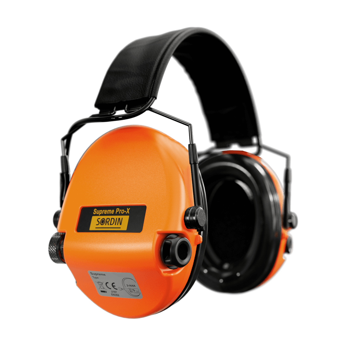 Sordin Supreme Pro X H2 Slim Orange - Jagtudstyr Tilbud