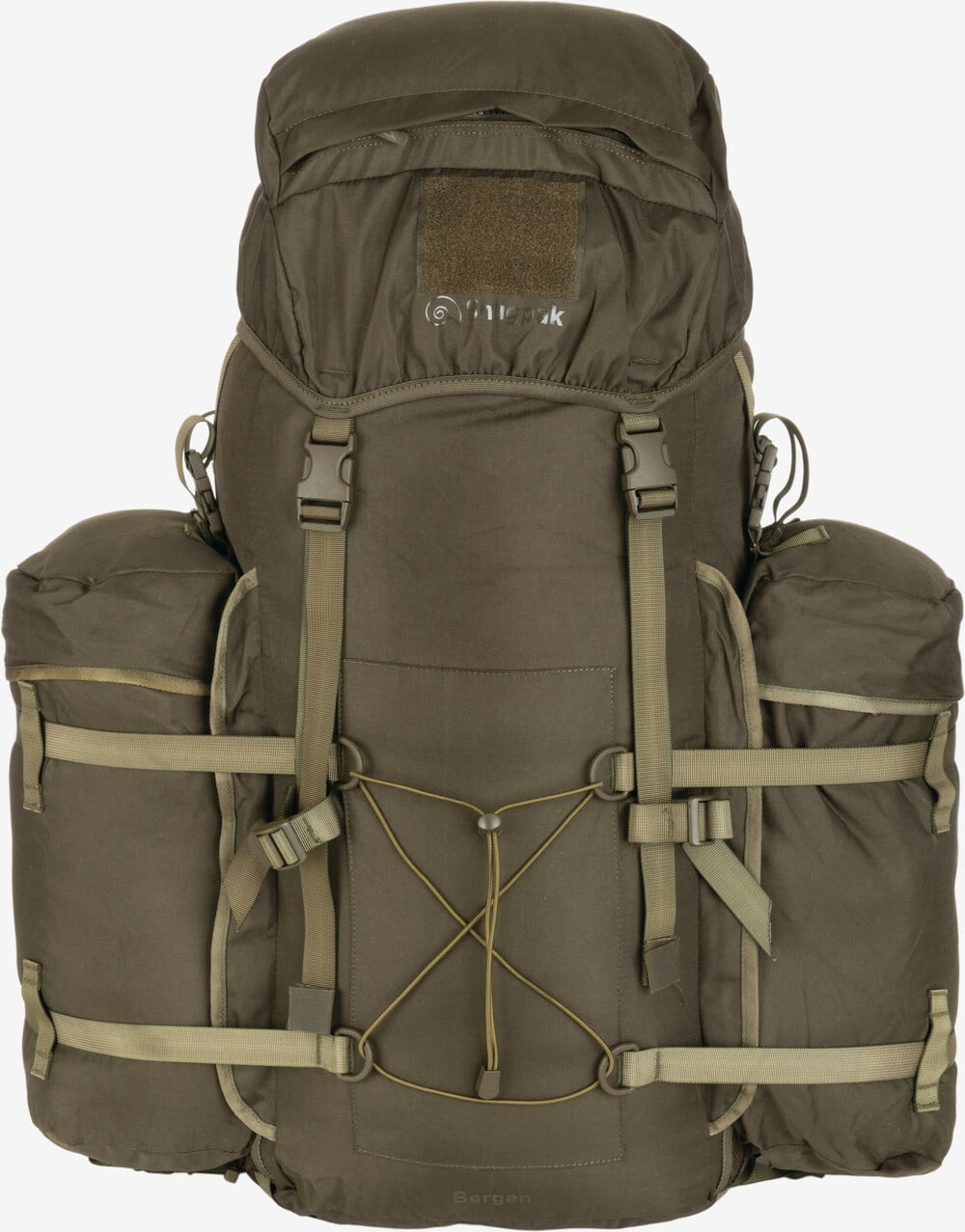 Snugpak Bergen 100L Rygsæk i Olive - Slidstærk Militærmodel