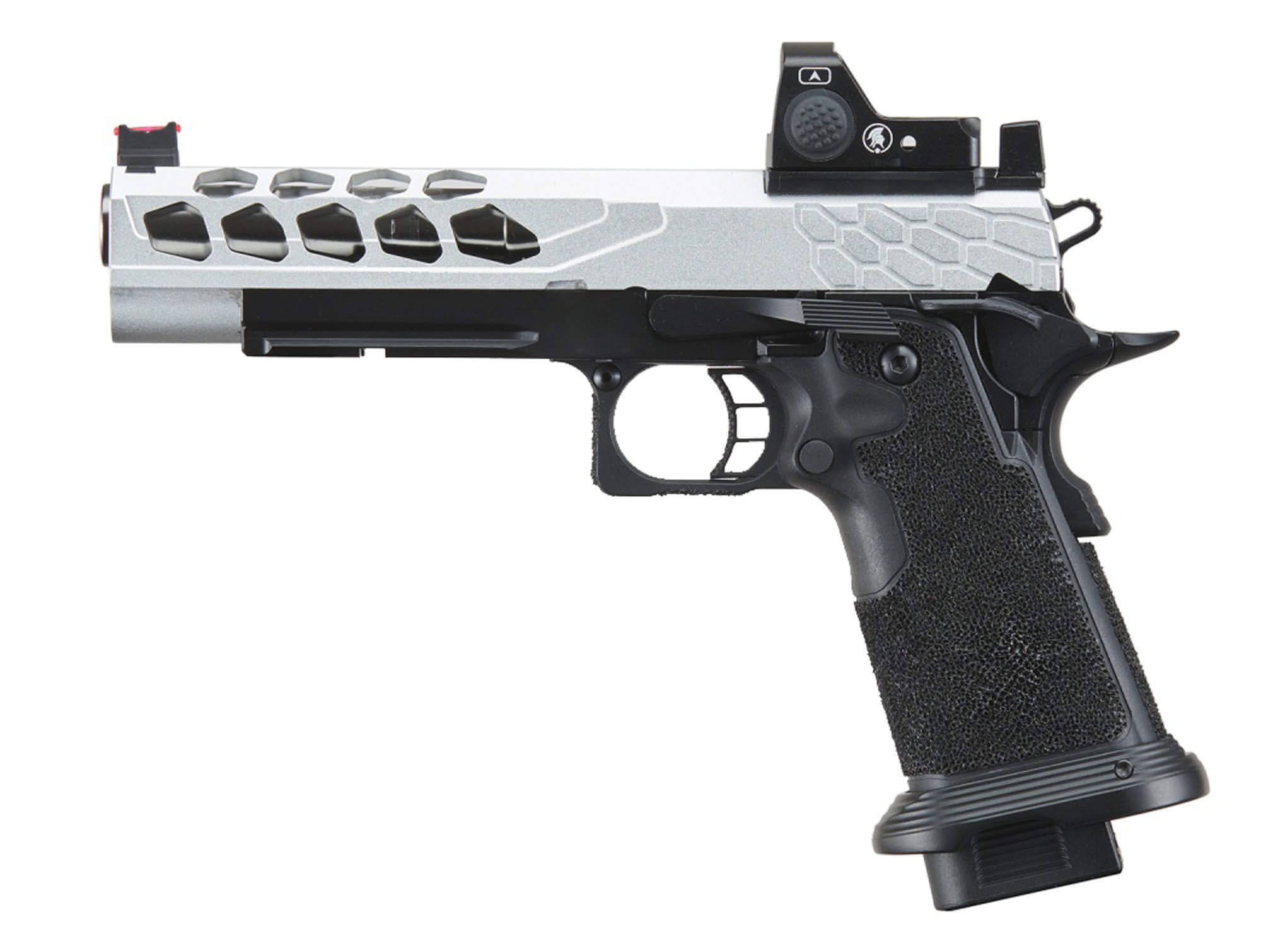 Lancer Hi Capa 5.1 GBB Pistol i Sølv - Præcision og Ydeevne