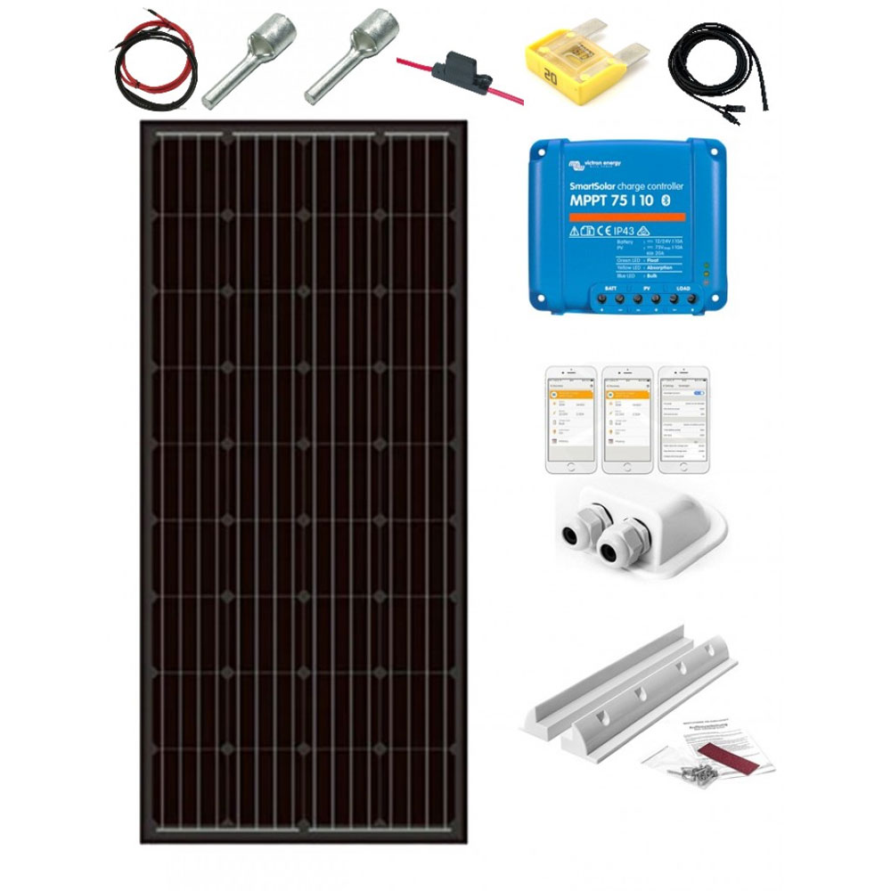 Skanbatt 110W Solcellepakke - Ideel til Pladsmangel