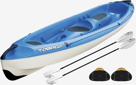 Tahe Tobago Sit On Top Kajak Pakke til 2 Personer - Blå