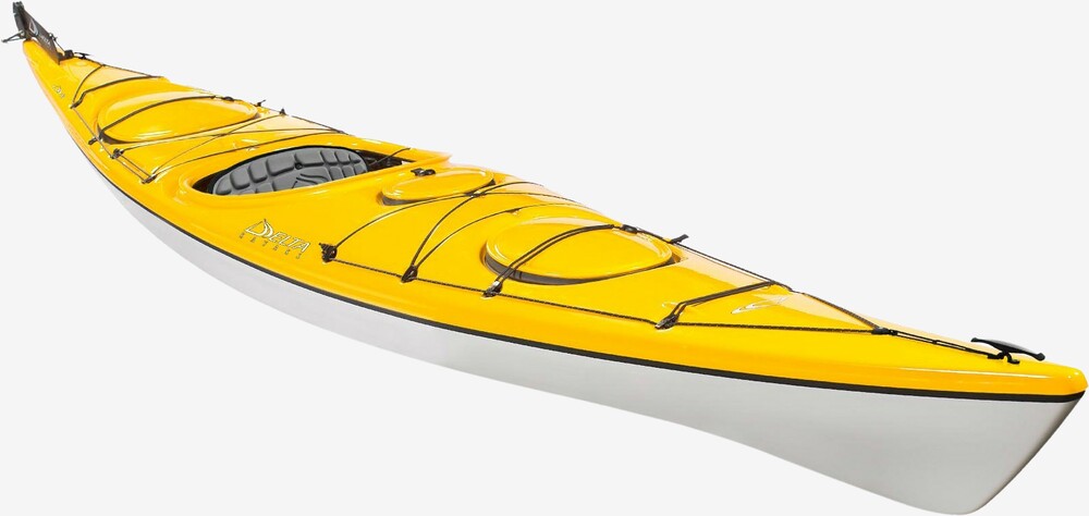 Delta 16 Kajak med Skeg - Gul Model fra Delta Kayaks